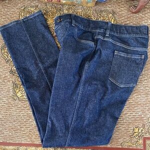 SPANX Dark Blue Women's Straight Leg Jeans